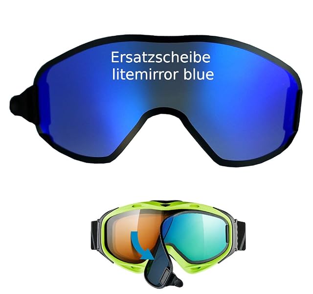 Écran de rechange uvex g.gl 300 litemirror bleu