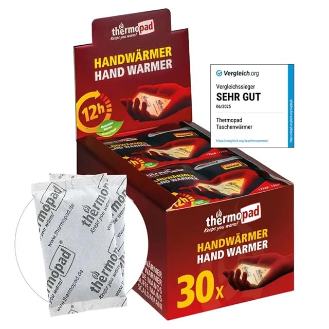 Carton Thermopad de trente paires de chaufferettes