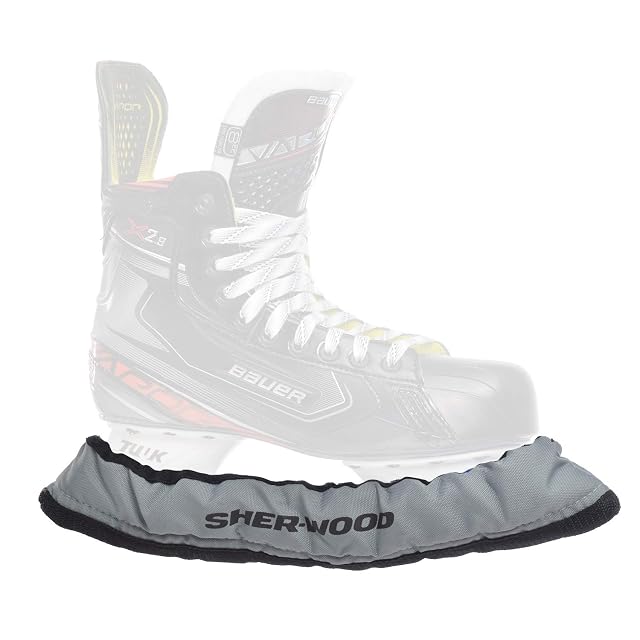 Chaussettes de lames Sherwood Pro argentées pour patins de hockey