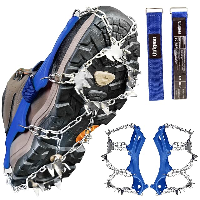 Crampons Unigear à 24 pointes pour chaussures de randonnée