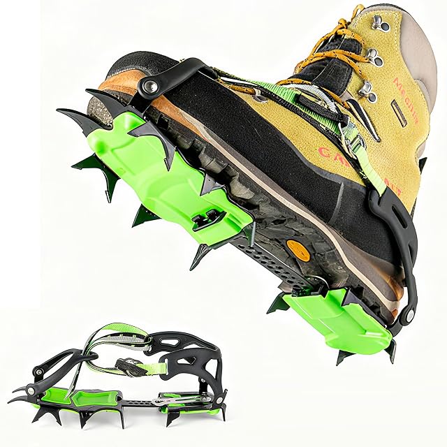 Crampons universels YSUJUAN à 14 dents pour chaussures de randonnée
