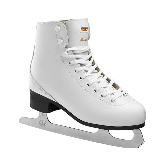 Patin artistique femme blanc Roces Paradise Lama avec pic avant