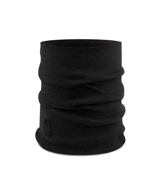 Tour de cou Buff Merino noir uni