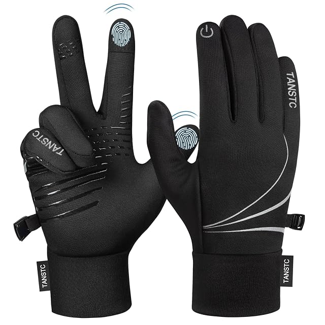Gants d’hiver tactiles TANSTC noirs