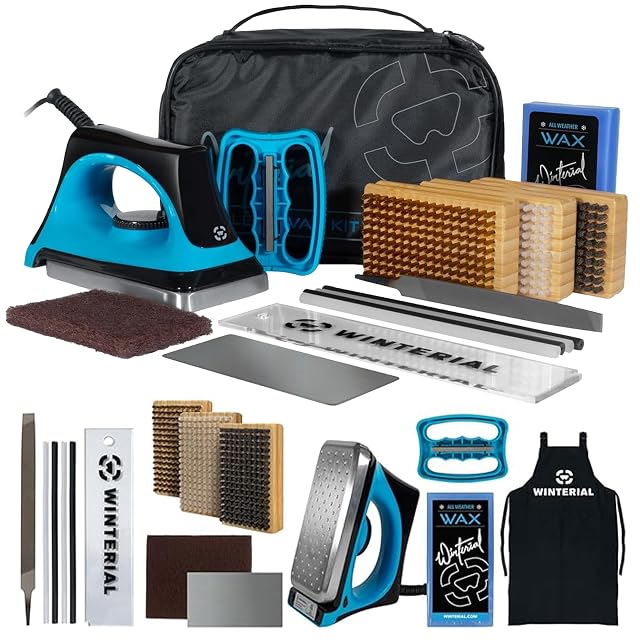 Coffret professionnel de fartage et d’entretien Winterial pour skis et snowboards