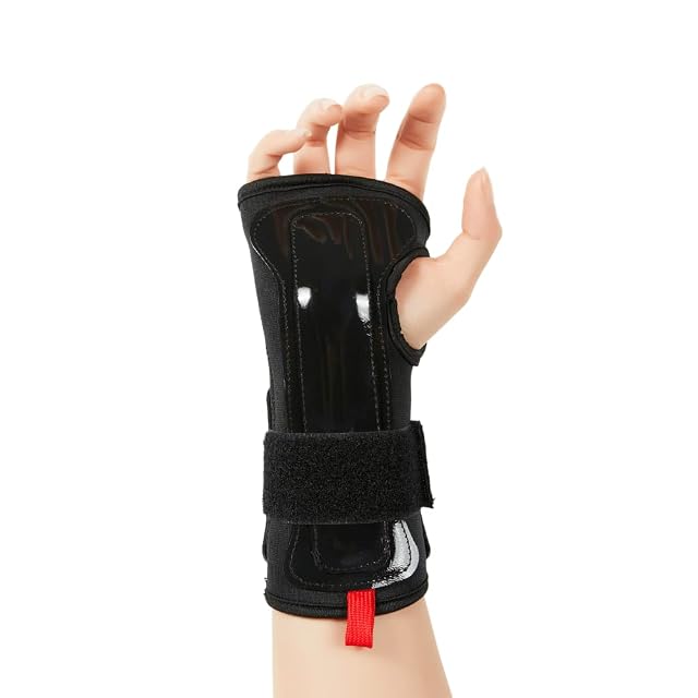 Bande de poignet Bodyprox noire avec boucle de pouce